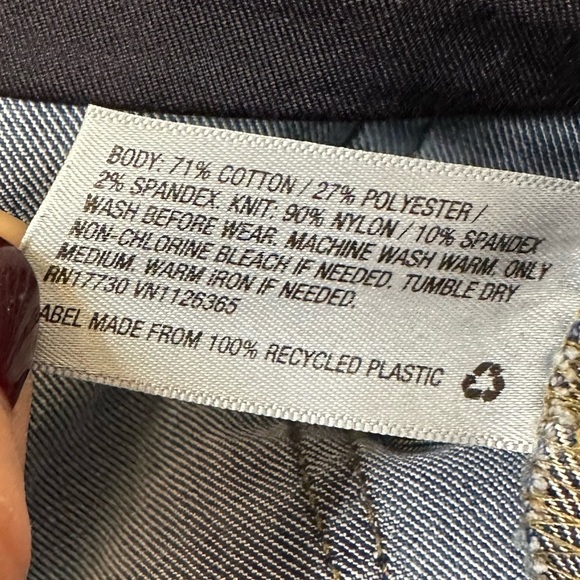 Isabel Maternity by Ingrid & Isabel Denim Jegging size 12 - Picture 6 of 6